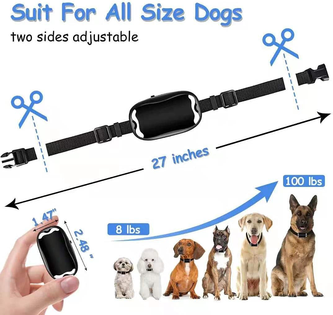 Dog Training Collar with Remote - Rechargeable Dog Shock Collar, Ecollar Dog Training Collar, W/3 Training Modes Beep,Vibration & Shock, up to 1600Ft, 0-15 Shock Levels,Ip67 Waterproof for Small Dogs