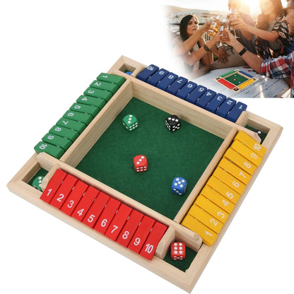 Board Math Game,Wooden Board Game, Game Math Game Wooden Board Pub Bar Party Family Parent Child Interactive Game