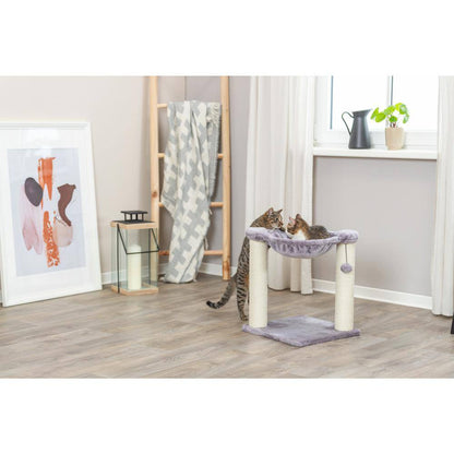 Gray Baza Scratching Post with Hammock