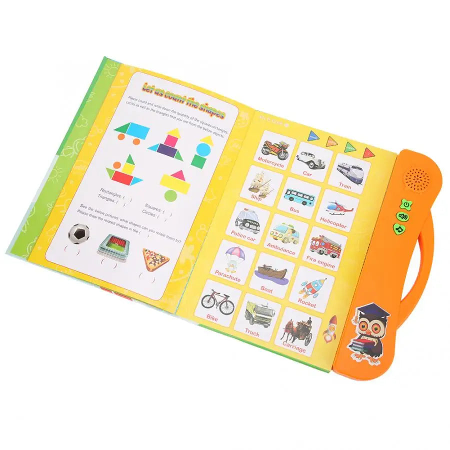 English Language Reading Book Learning E-Book for Children Interactive Voice Reading Machine Early Educational Toys Kids Gift