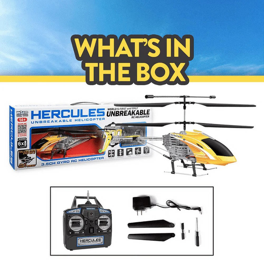 Hercules Unbreakable 3.5CH RC Helicopter (Color May Vary)