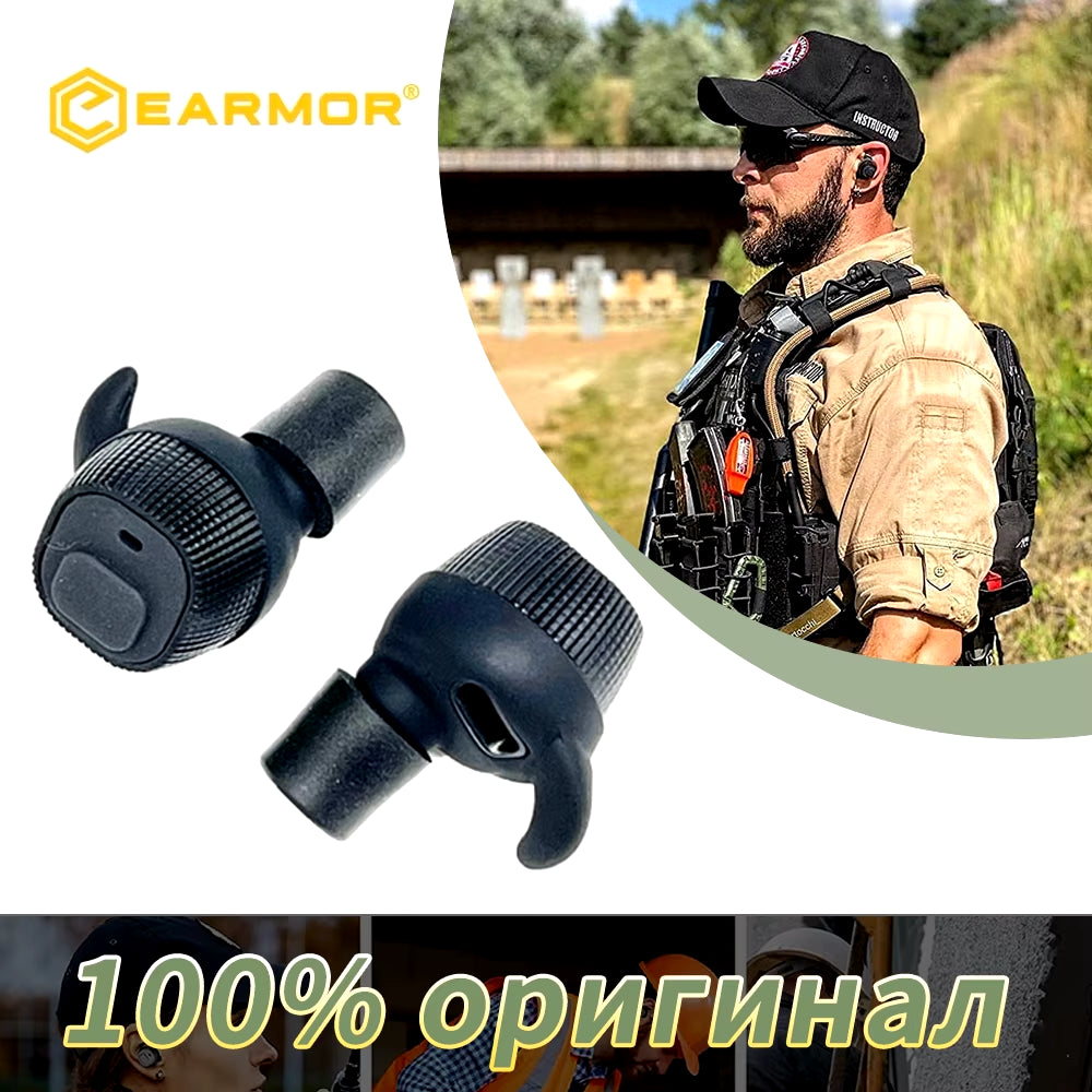 EARMOR M20 Tactical Noise Cancelling Earbuds Electronic Earbuds Shooting Earmuffs / for Law Enforcement High Noise Environment