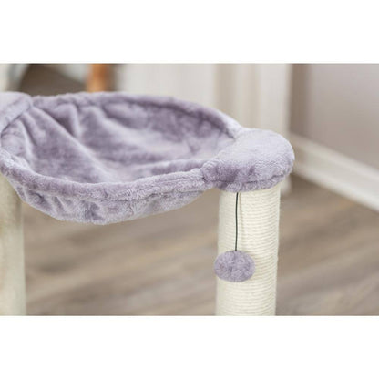 Gray Baza Scratching Post with Hammock