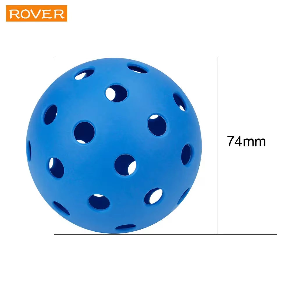 Pickleball 74MM Durable 40 Holes Outdoor 6/12/24Pcs Pickleballs 26G Outdoor for Competition Pickleball Packs of Pickleballs