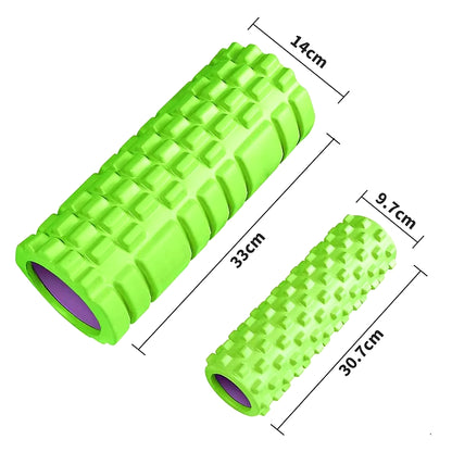 33Cm Yoga Column Foam Axis Massage Roller Muscle Back Muscle Massagethe Grid Back Training Set Shipping