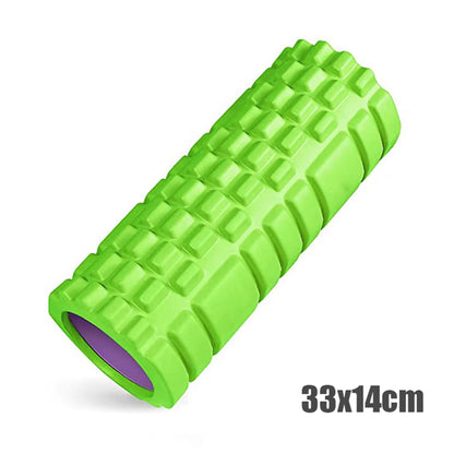 33Cm Yoga Column Foam Axis Massage Roller Muscle Back Muscle Massagethe Grid Back Training Set Shipping