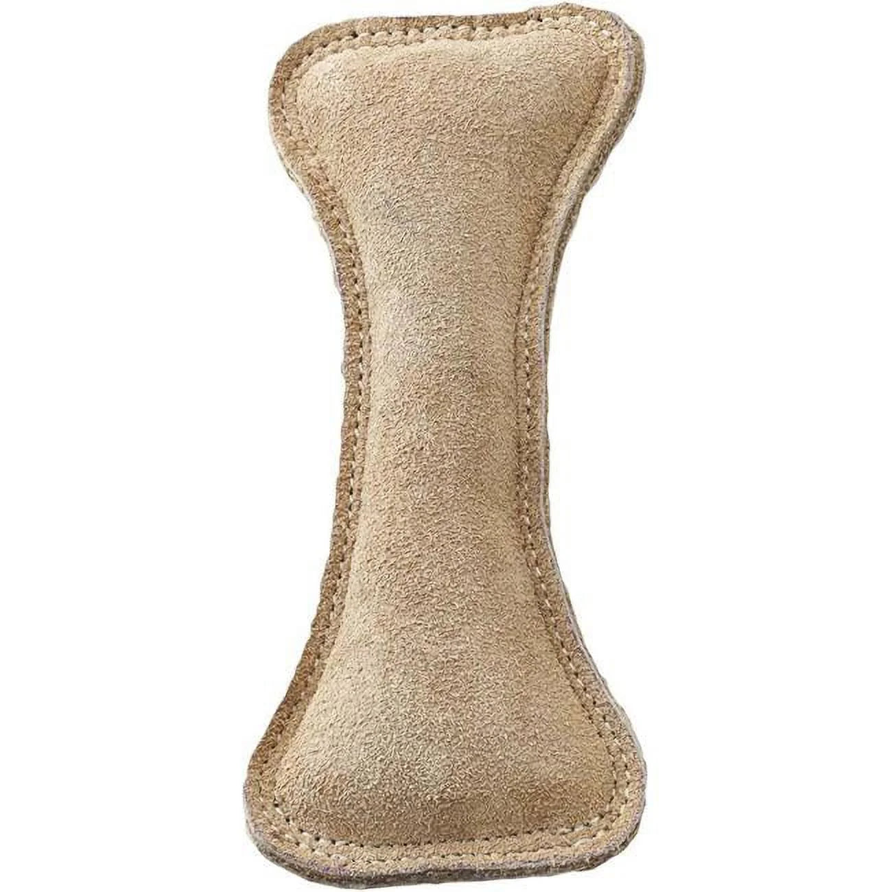 Dura-Fused Durable Leather Bone Dog Toy, 7"