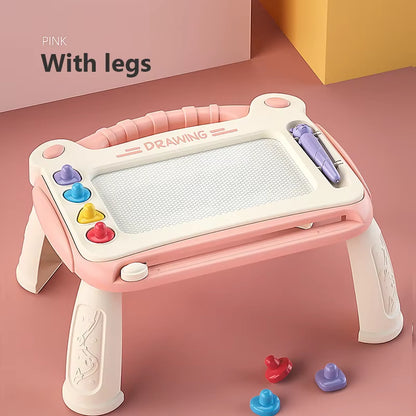 Children Drawing Tablet Magnetic Painting Board Learning Toys for Kids Writing Table Portable Graffiti Desk Educational Toy Gift