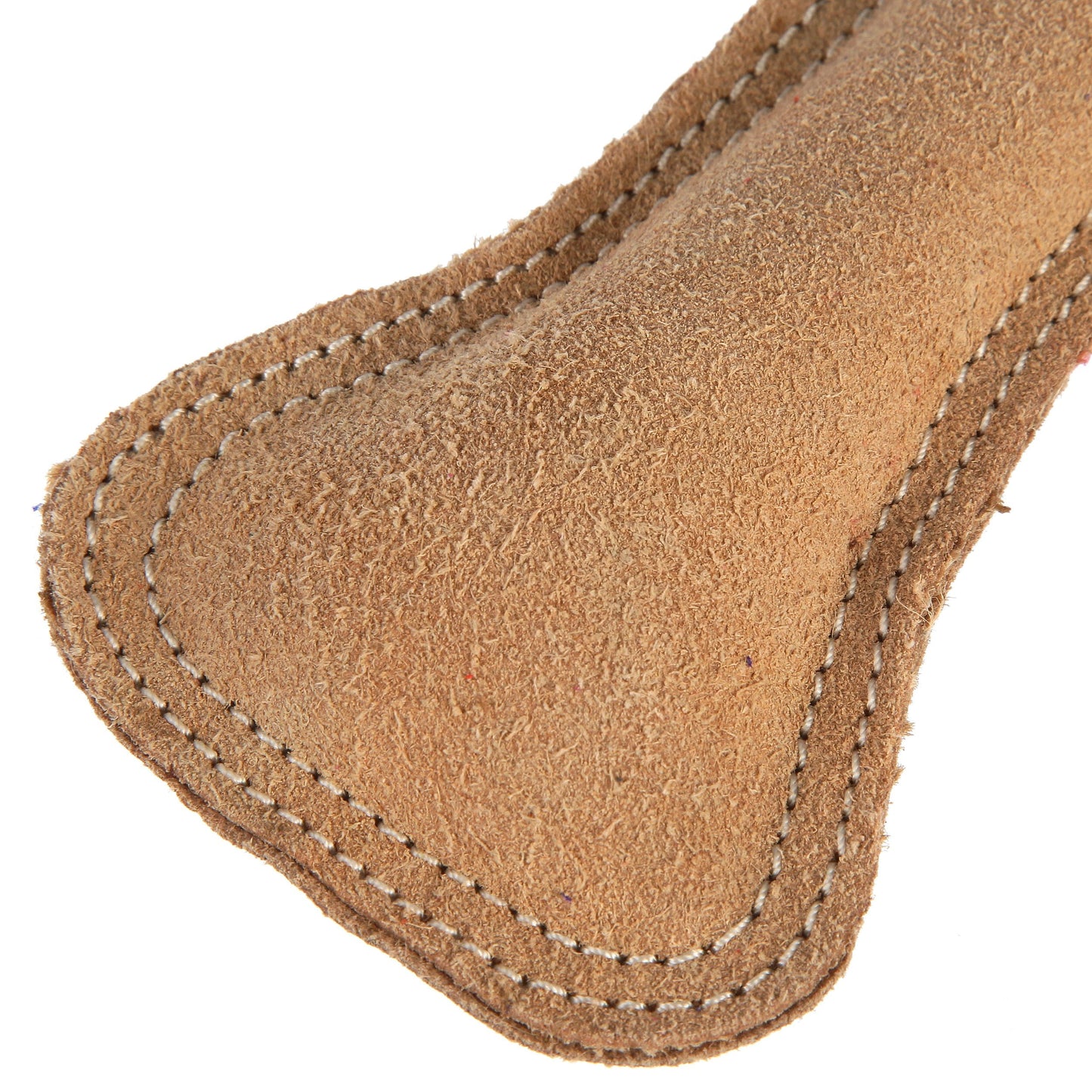 Dura-Fused Durable Leather Bone Dog Toy, 7"