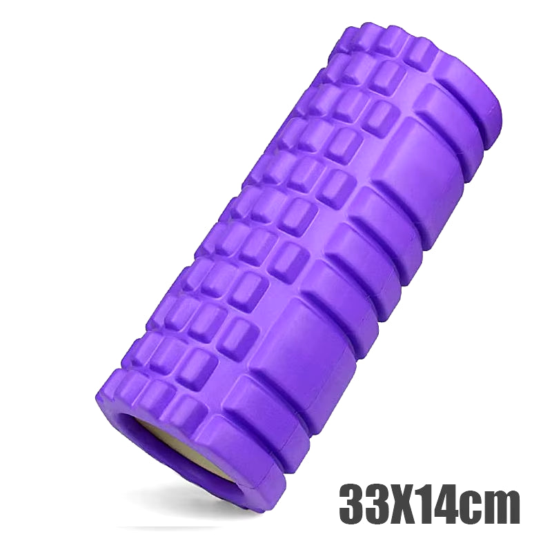 33Cm Yoga Column Foam Axis Massage Roller Muscle Back Muscle Massagethe Grid Back Training Set Shipping