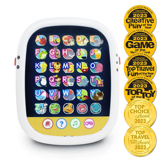 Interactive Learning Tablets for Kids - Touch & Learn Alphabet, Shapes, Music | Educational Toy Ages 1-3