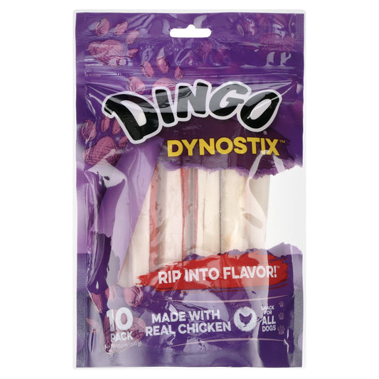 Dynostix Rawhide Treats, 10 Count