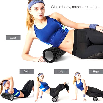 33Cm Yoga Column Foam Axis Massage Roller Muscle Back Muscle Massagethe Grid Back Training Set Shipping