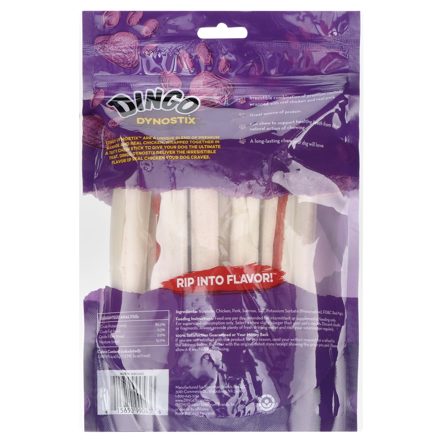 Dynostix Rawhide Treats, 10 Count