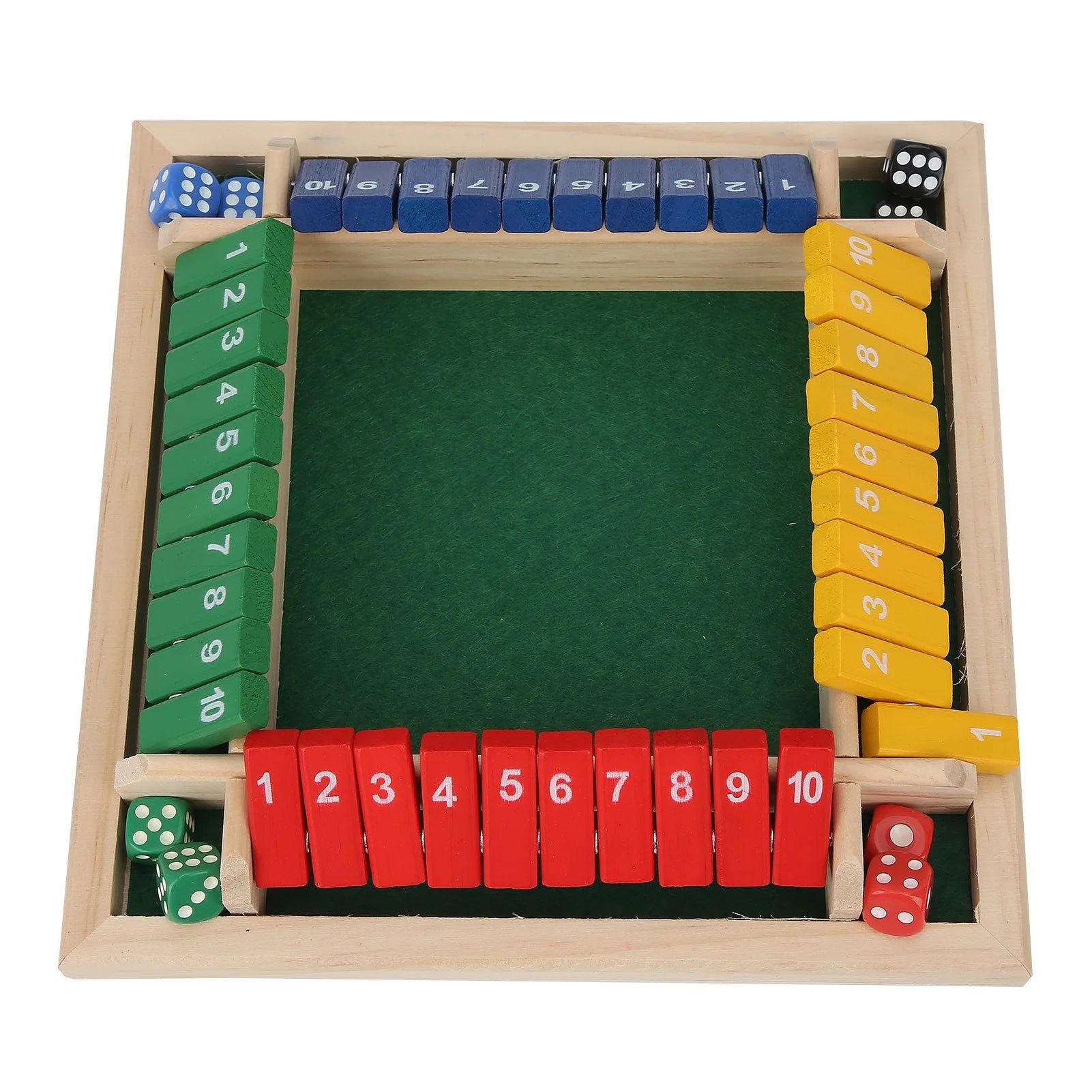 Board Math Game,Wooden Board Game, Game Math Game Wooden Board Pub Bar Party Family Parent Child Interactive Game