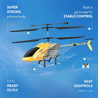 Hercules Unbreakable 3.5CH RC Helicopter (Color May Vary)