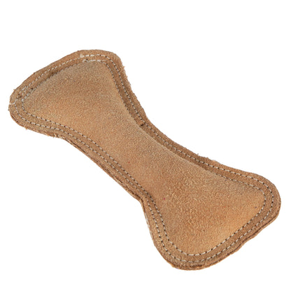 Dura-Fused Durable Leather Bone Dog Toy, 7"