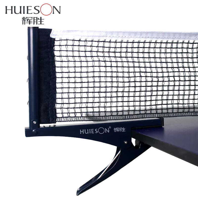 Huieson Standard Clip-On/Screw Type Table Tennis Mesh Net Professional Ping Pong Table Net Rack Kit Accessories Clamp Types