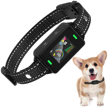 Dog Bark Collar, Bark Collar for Large Medium Small Dogs, Dog Shock Collar with 5 Adjustable Sensitivity Beep Vibration