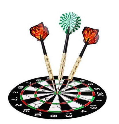 5 Sets (15Pcs) Steel Tip Professional Darts Set Darts Slim Barrel Dart Flights