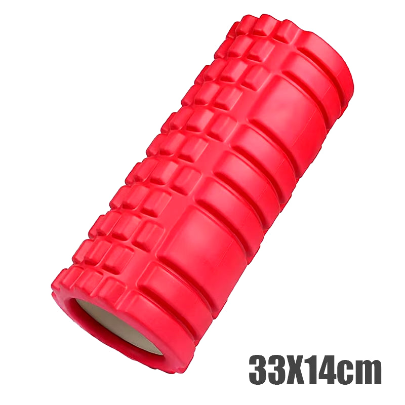 33Cm Yoga Column Foam Axis Massage Roller Muscle Back Muscle Massagethe Grid Back Training Set Shipping