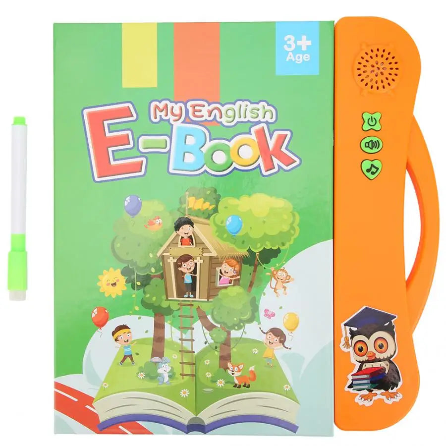 English Language Reading Book Learning E-Book for Children Interactive Voice Reading Machine Early Educational Toys Kids Gift